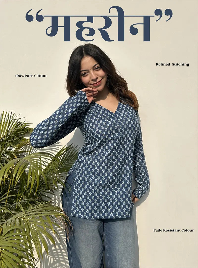 Mehreen Straight Sleeves Kurti