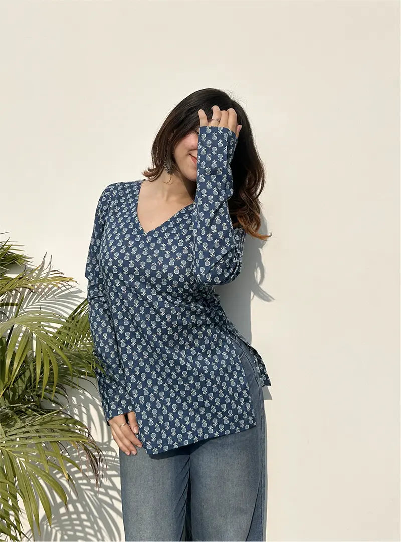 Mehreen Straight Sleeves Kurti