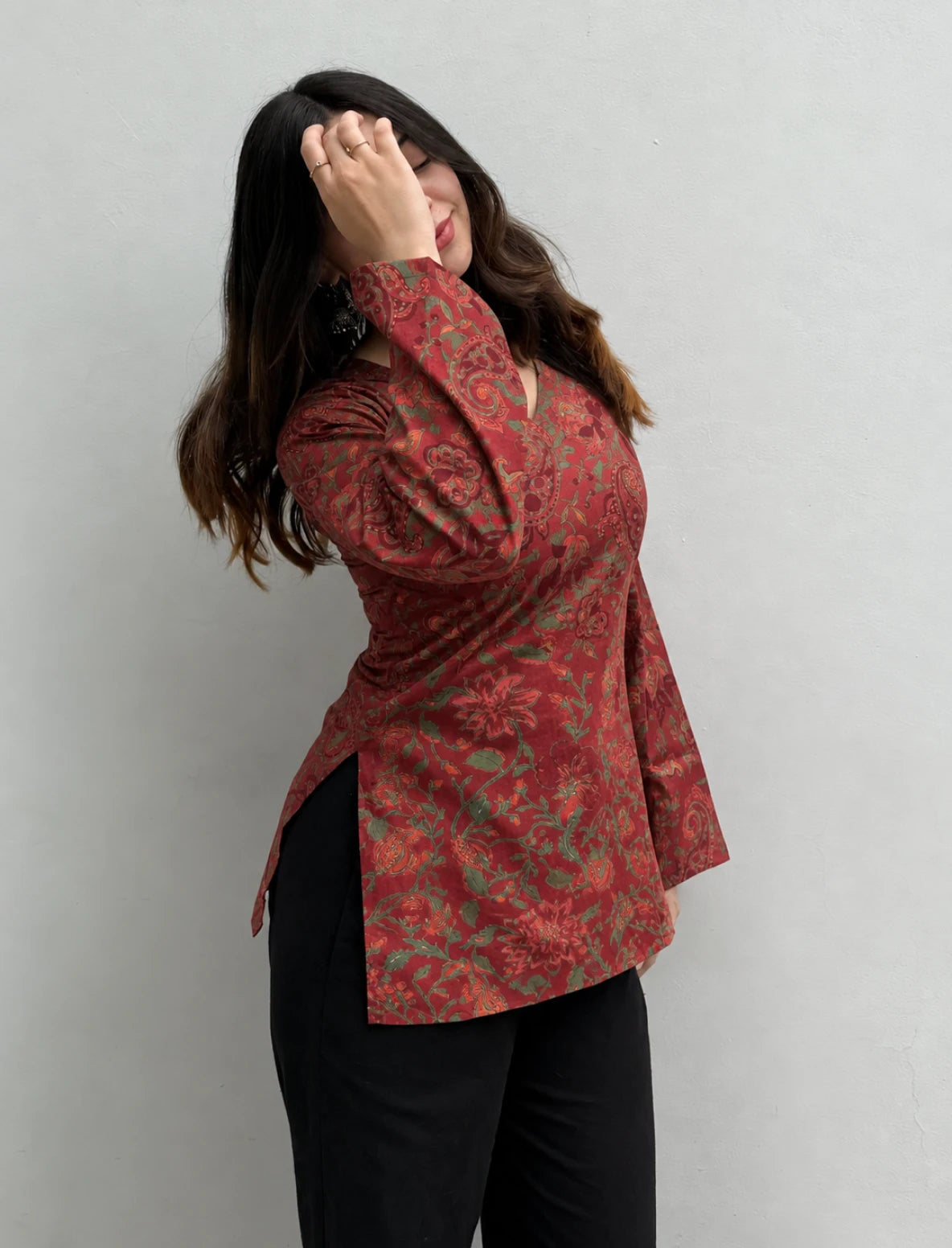 Mehrun Bell Sleeves Kurti