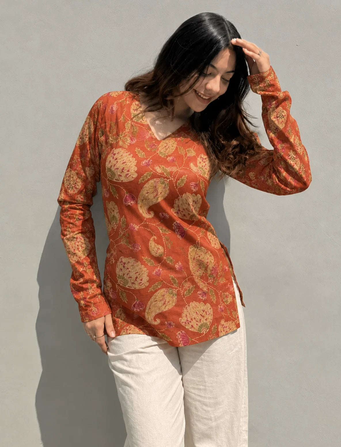 Kanchi Straight Sleeves Kurti