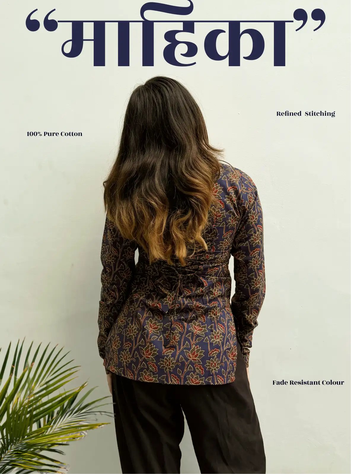 Mahika Corset Back Full Sleeves Kurti