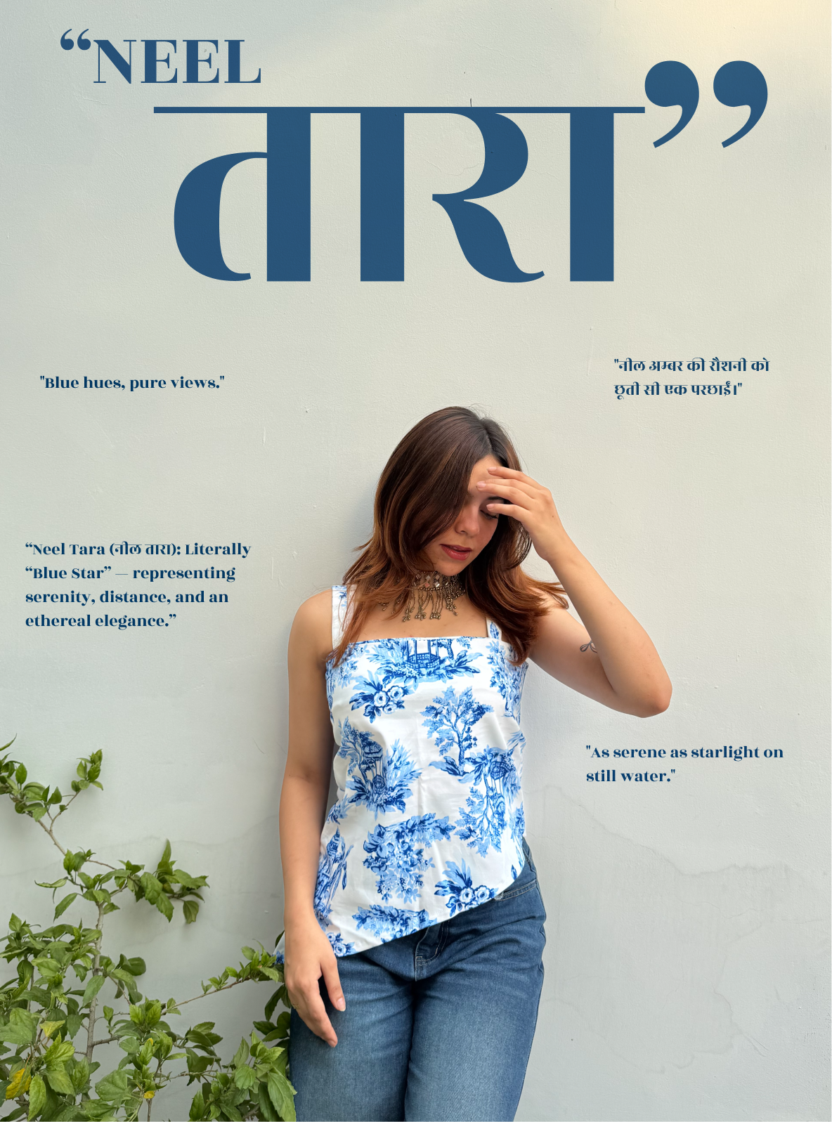 Neel Tara Short Kurti by Evara
