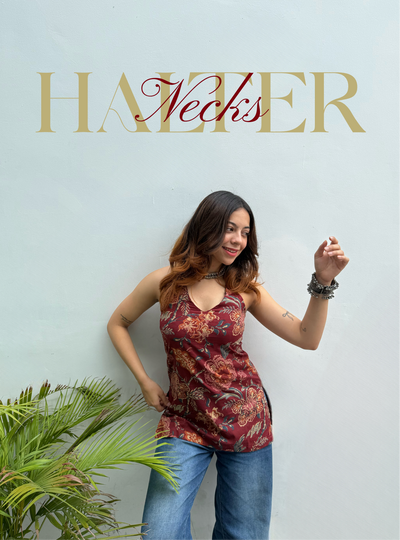 HALTER NECK KURTIS