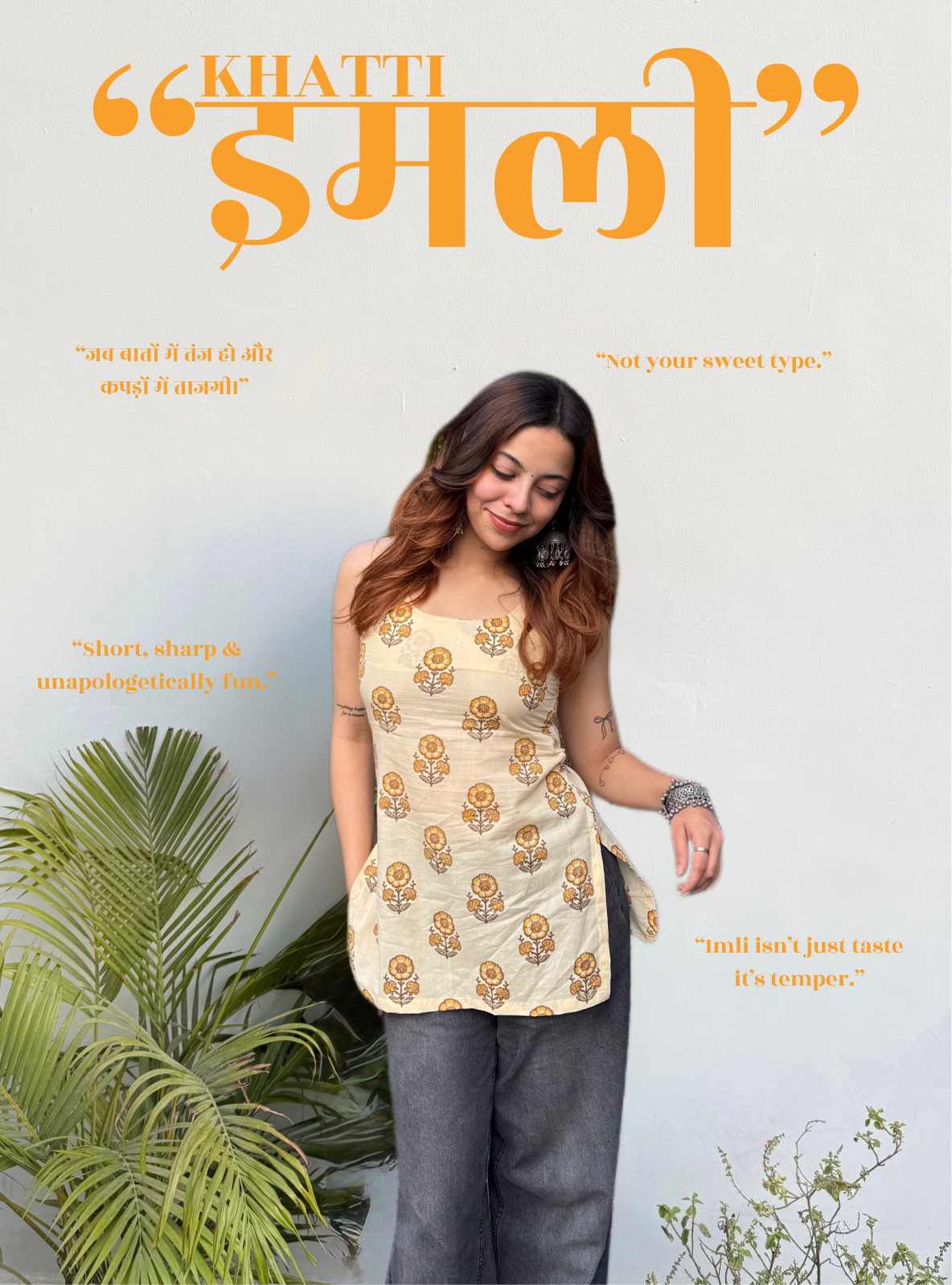 Khatti Imli Short Kurti by Evara