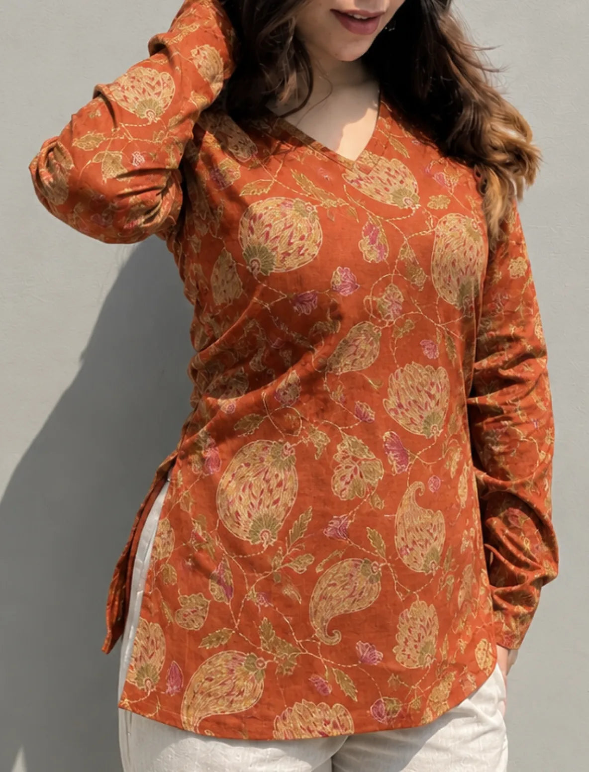 Kanchi Straight Sleeves Kurti