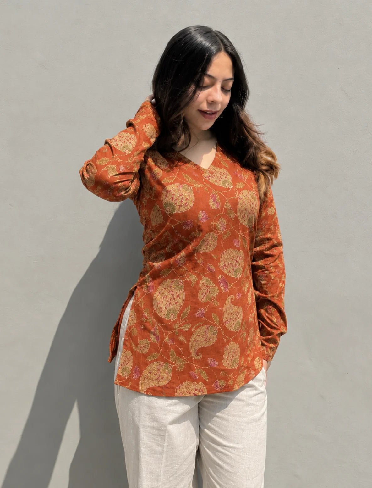 Kanchi Straight Sleeves Kurti