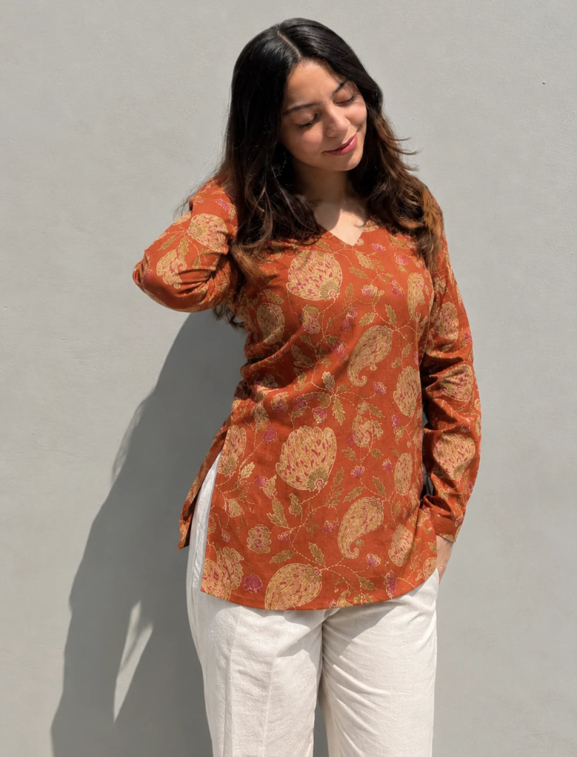 Kanchi Straight Sleeves Kurti