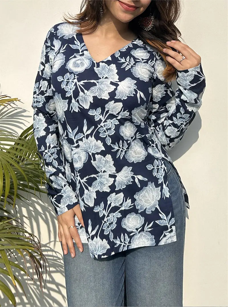 Alisha Straight Sleeves Kurti