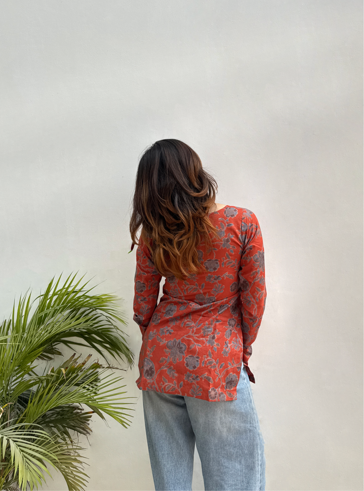 Fakira Square Neck Kurti by Evara