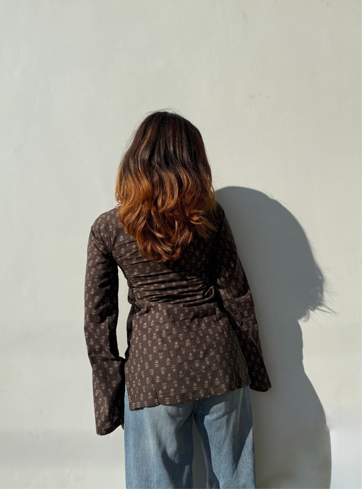 Gulnaar Bell Sleeves Kurti by Evara