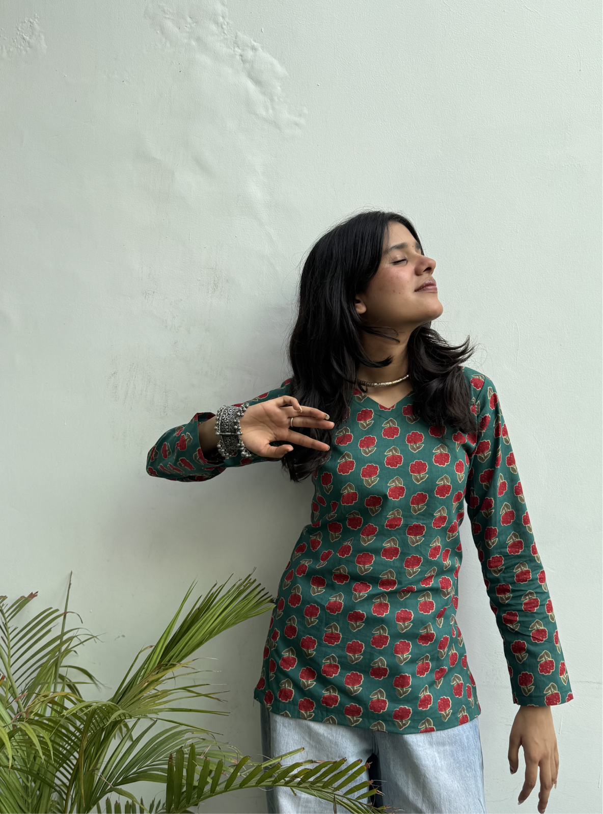 Jhilmil Short Kurti by Evara