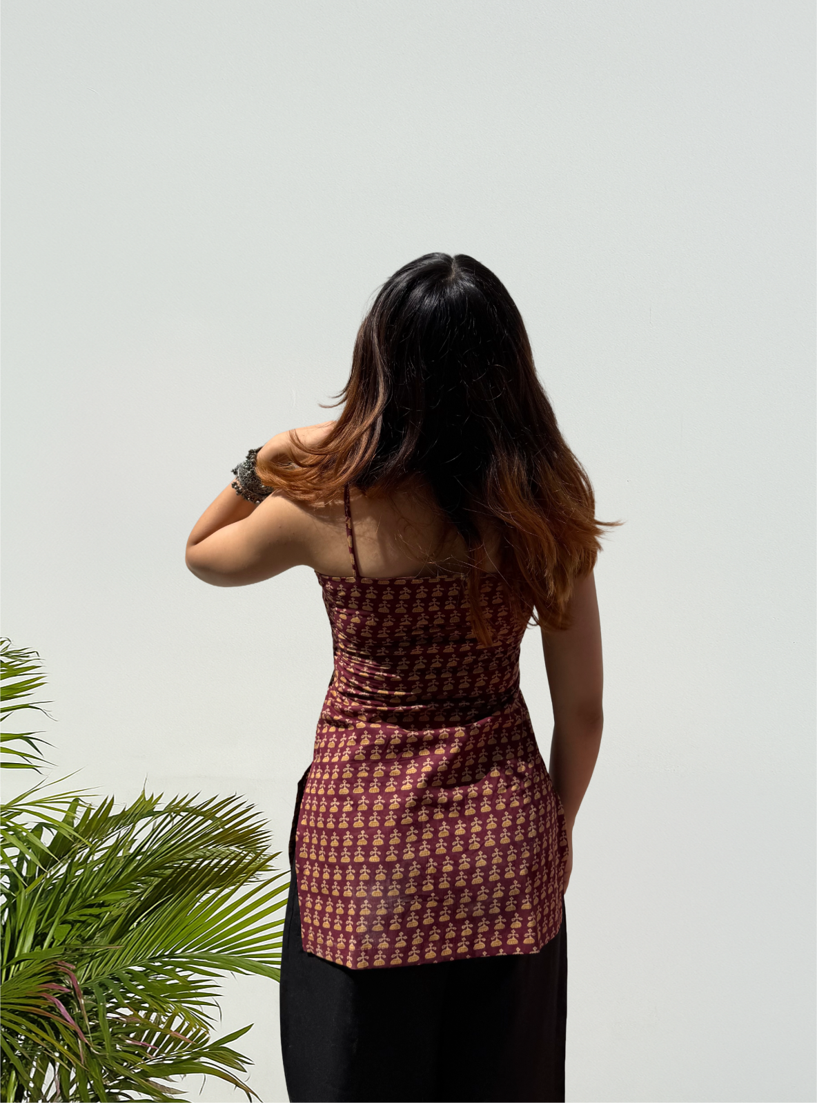 Surkhmahal Short Kurti by Evara