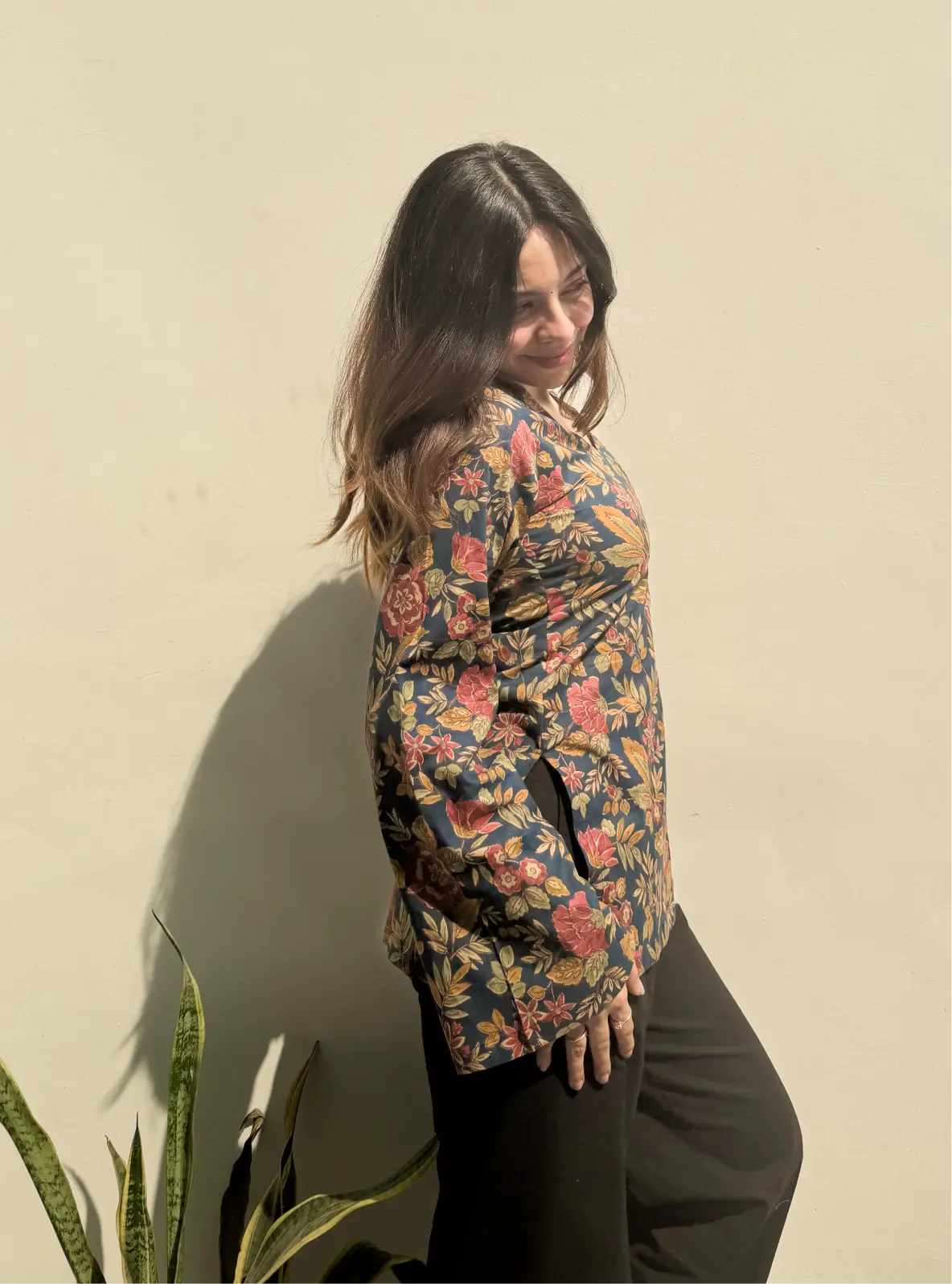 Gumshuda Bell Sleeves Kurti