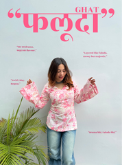 Faluda Ghat Bell Sleeves Kurti by Evara