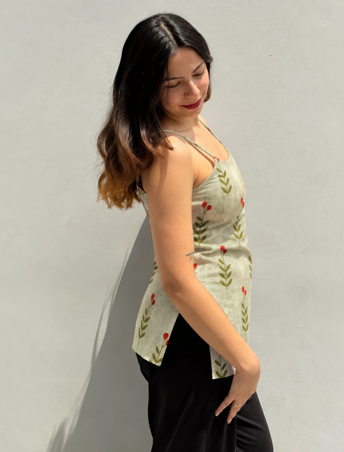 Kuhu Short Sleeveless Kurti