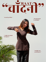 Chandni Raat Straight Sleeves Kurti by Evara