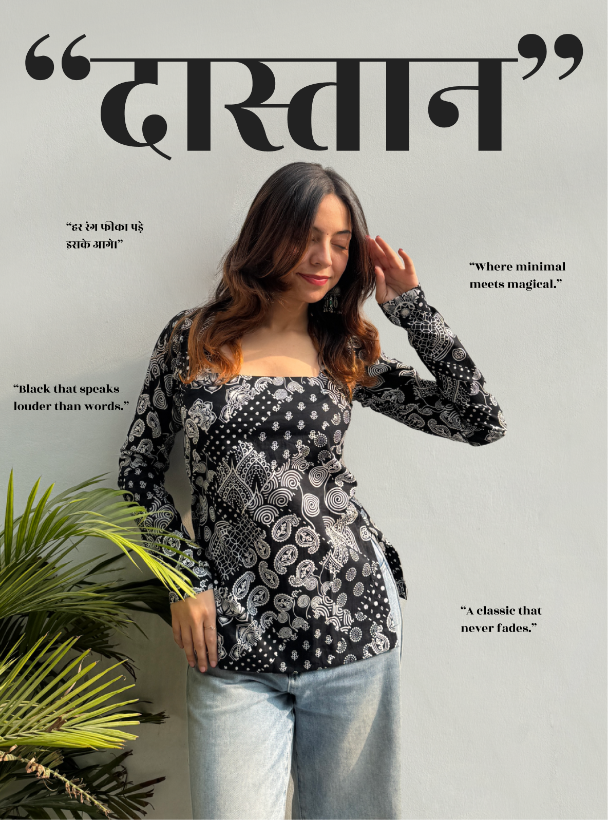 Dastaan Square Neck Kurti by Evara