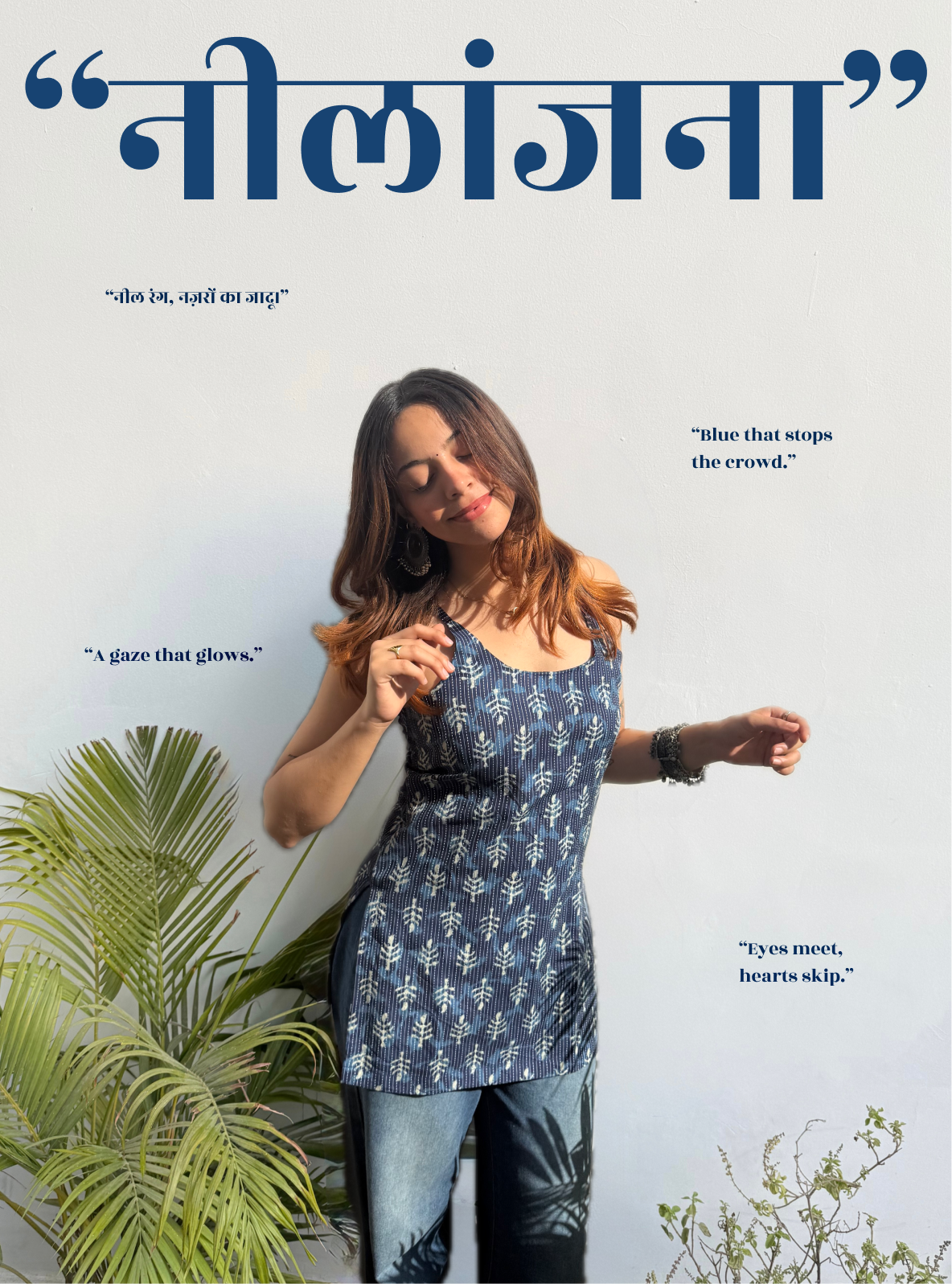 Neelanjhana Short Kurti by Evara