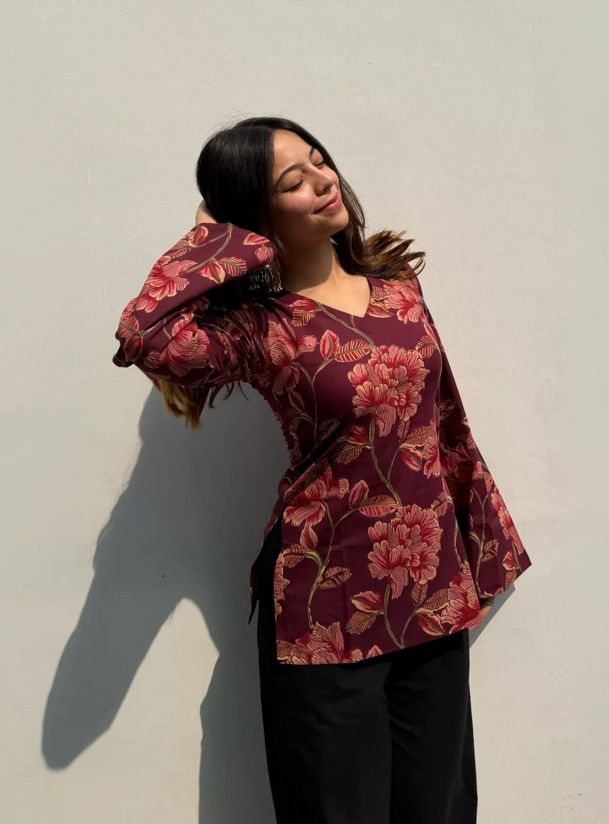 Kaamini Bell Sleeves Kurti