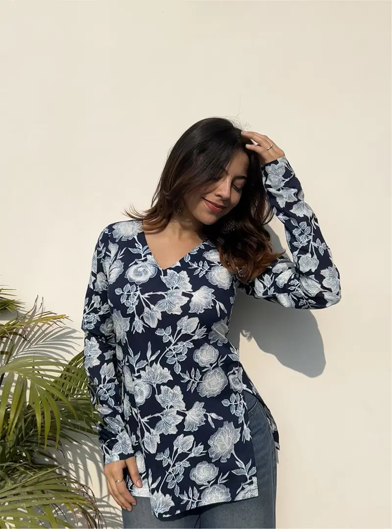 Alisha Straight Sleeves Kurti