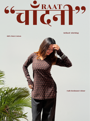 Chandni Raat Straight Sleeves Kurti by Evara