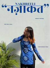 Nakhreeli Nazakat Straight Sleeves Kurti by Evara