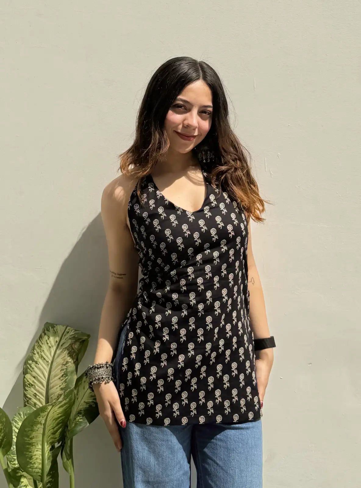 Raaz Halter Neck Kurti