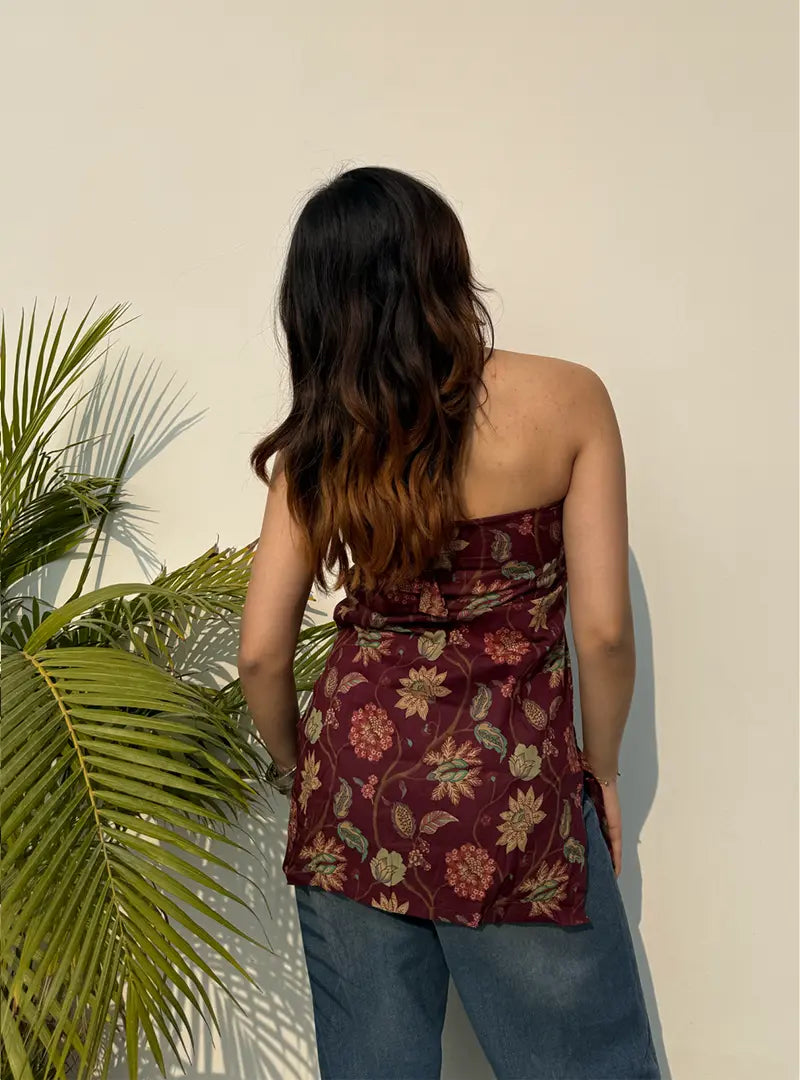 Albeli Halter Neck Kurti by Evara