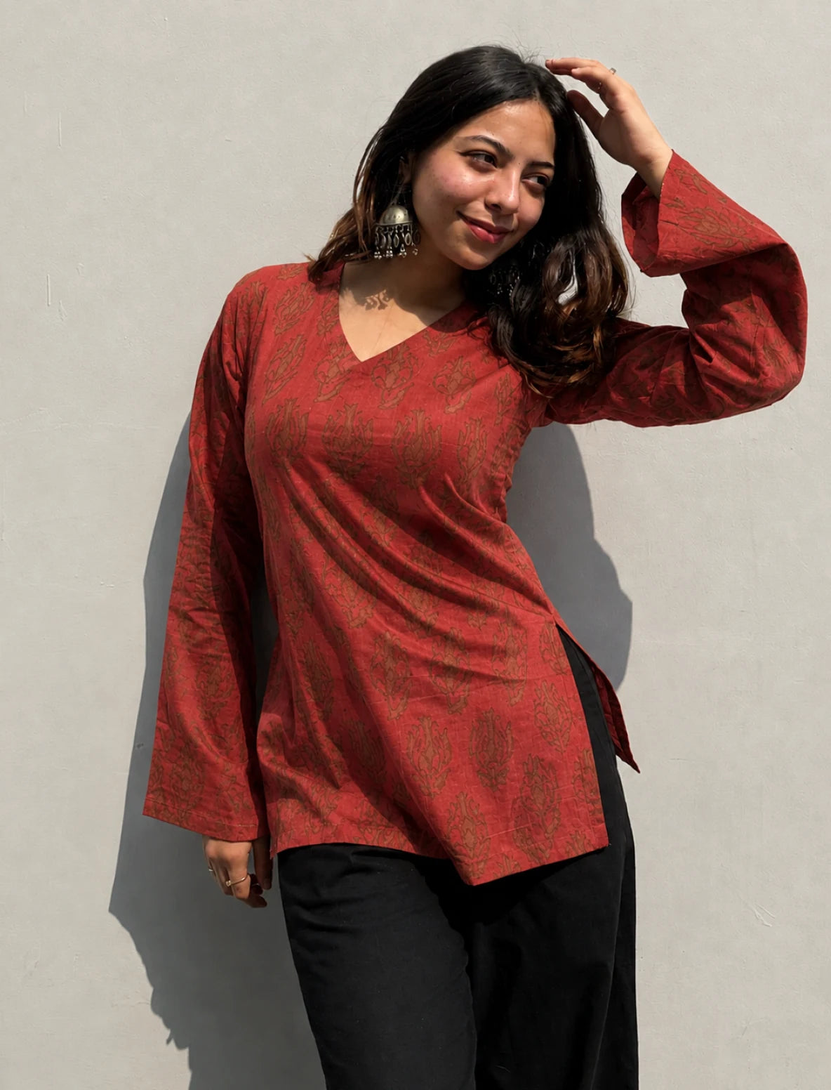 Riddhi Bell Sleeves Kurti