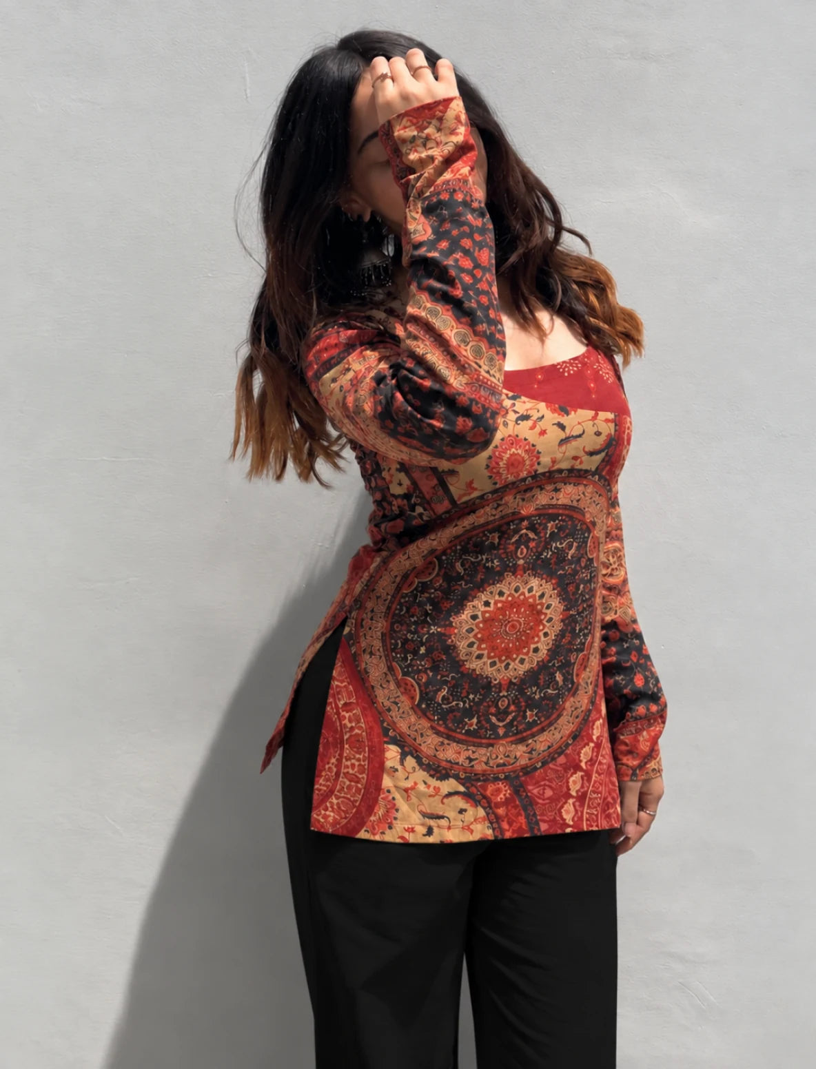 Kastoori Square Neck Kurti