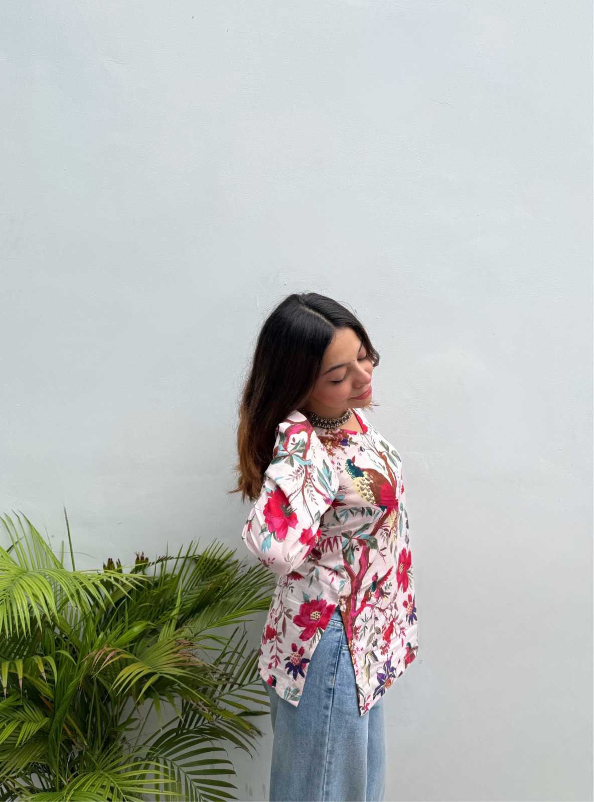Noor-Ae-Fanna Bell Sleeves Kurti by Evara