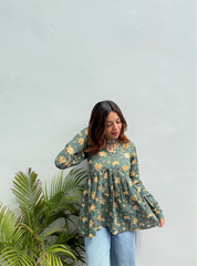 Chilly Chowpatty Flared Kurti by Evara