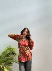 Rangreza Straight Sleeves Kurti by Evara
