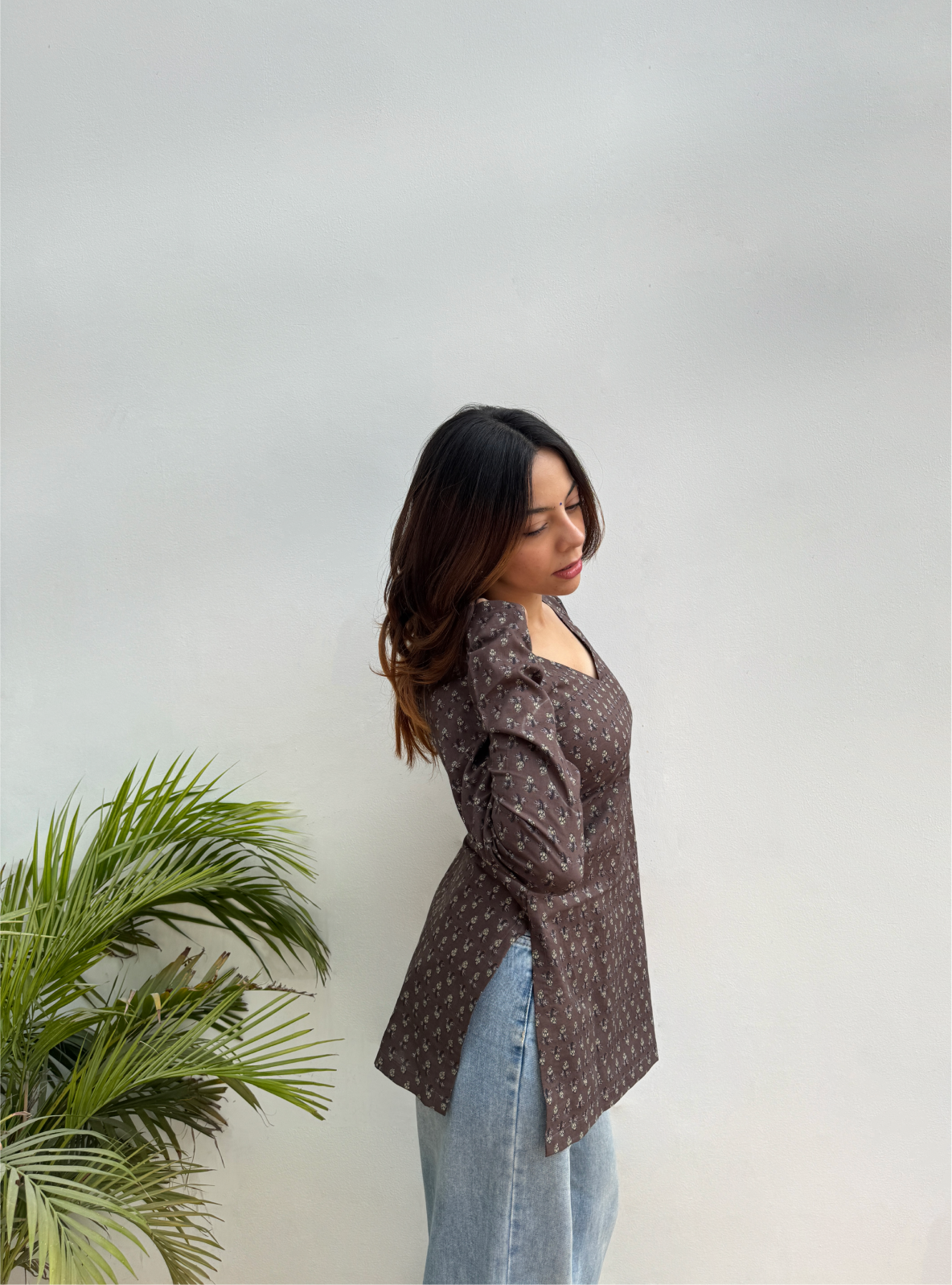 Sitarah Straight Sleeves Kurti by Evara