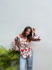 Noor-Ae-Fanna Bell Sleeves Kurti by Evara
