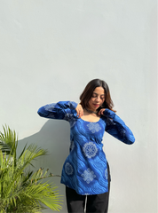 Nakhreeli Nazakat Straight Sleeves Kurti by Evara