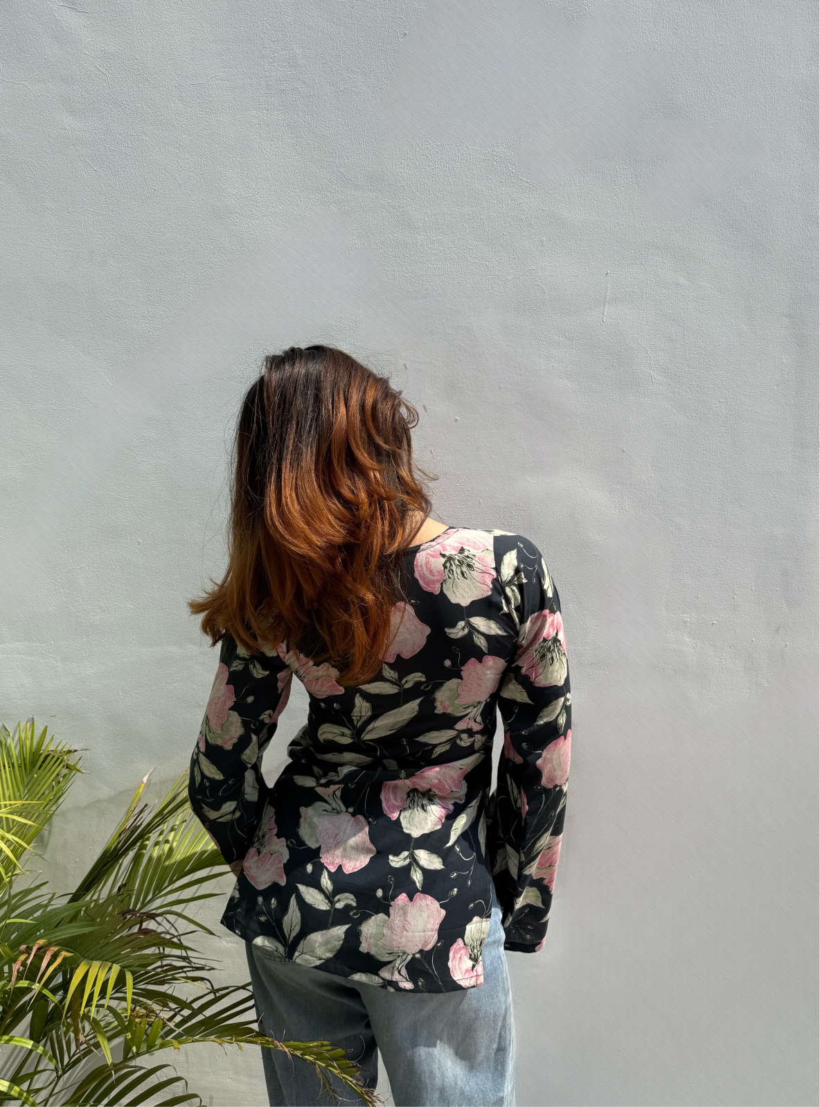 Kandha Kachori Bell Sleeves Kurti by Evara