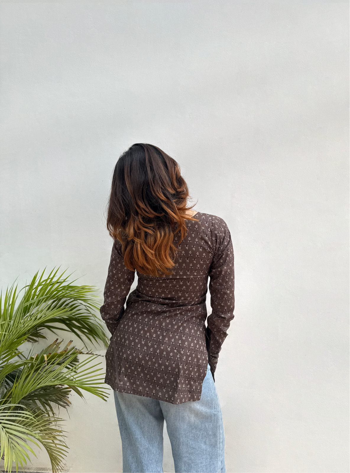 Sitarah Straight Sleeves Kurti by Evara