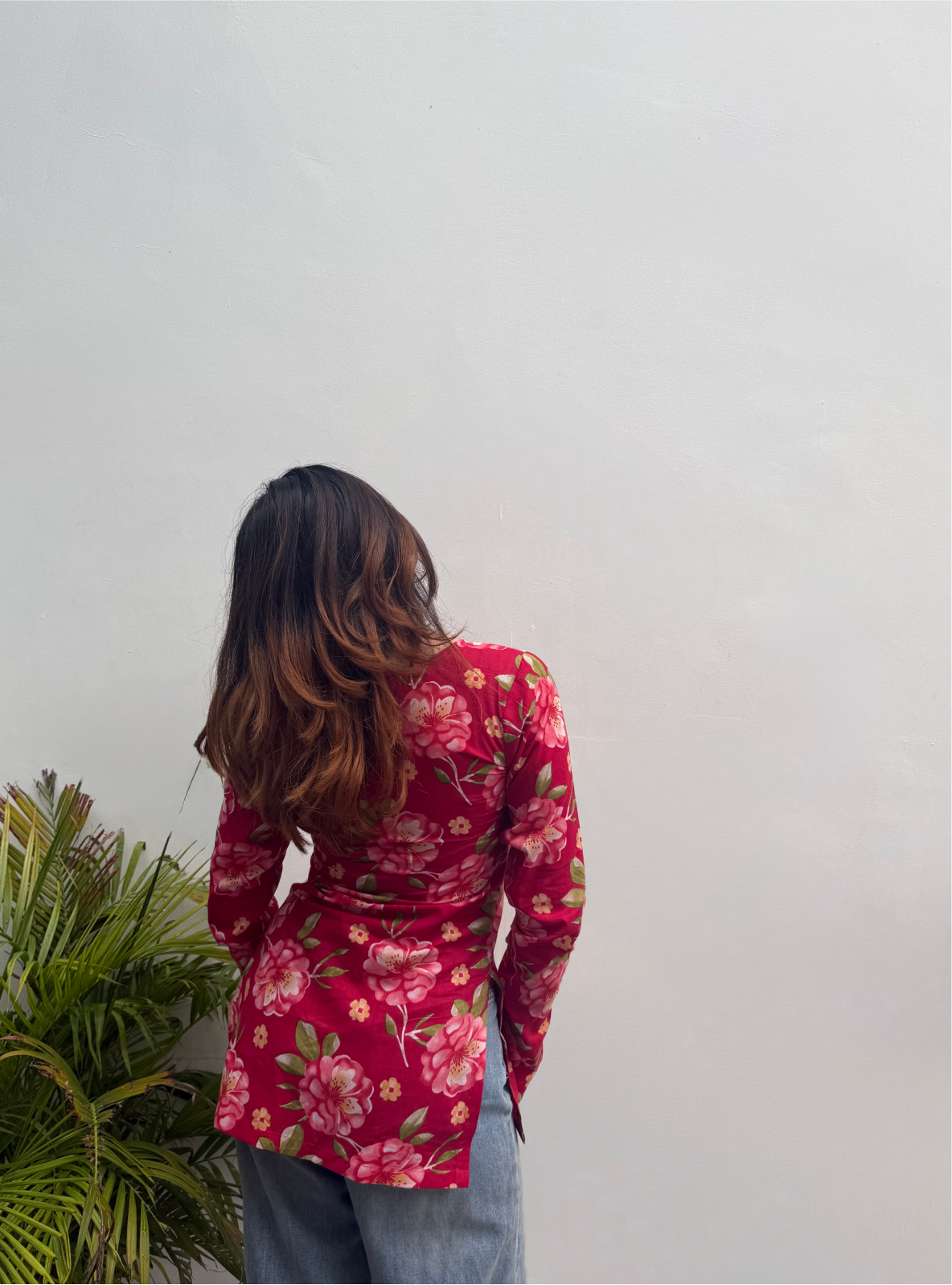 Rooh-ae-Rani Straight Sleeves Kurti by Evara
