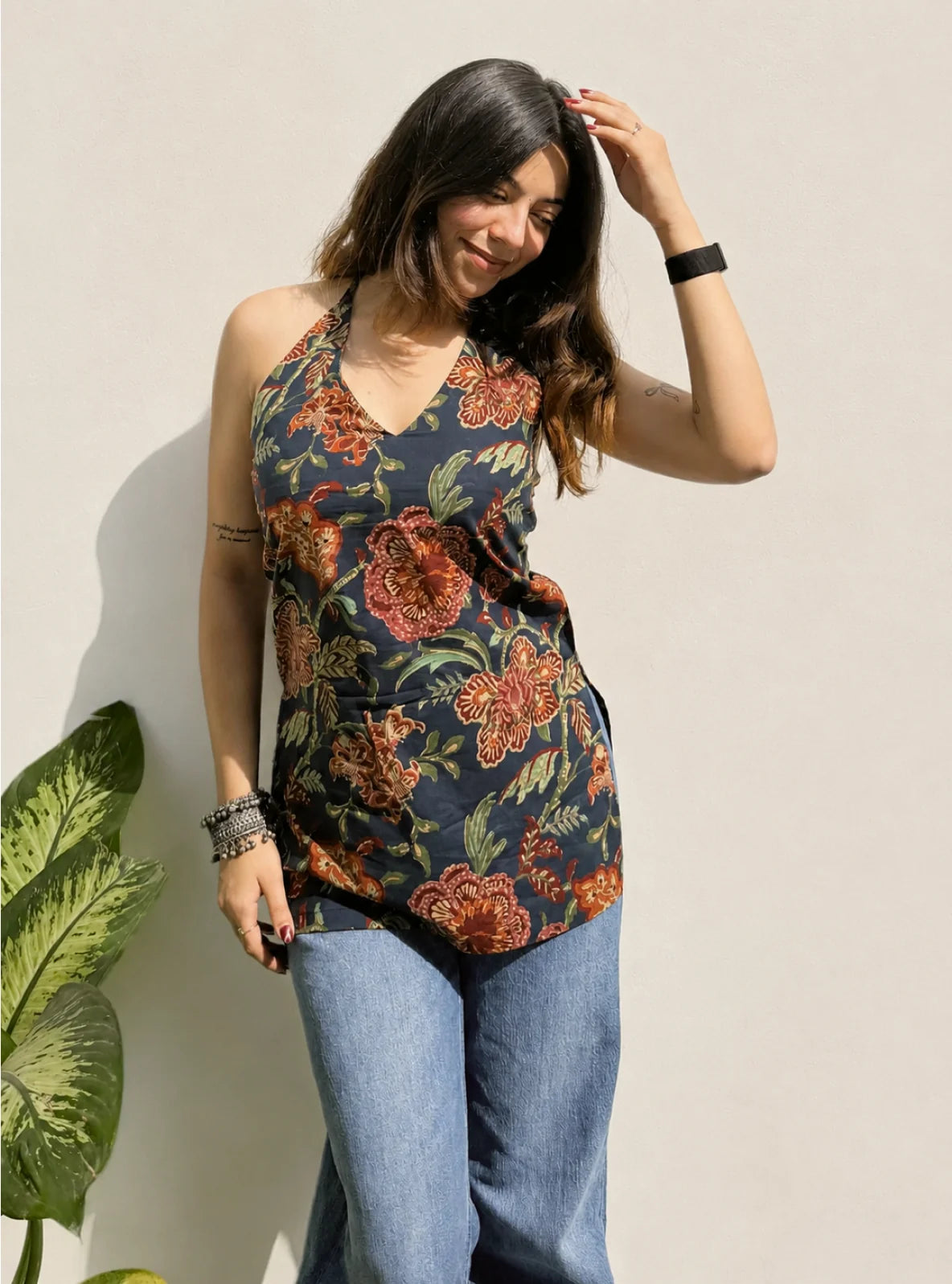 Avya Halter Neck Kurti