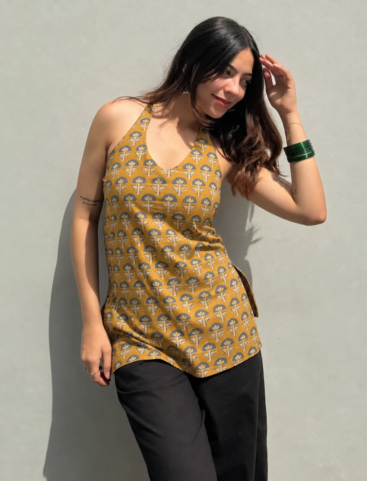 Kyra Halter Neck Kurti