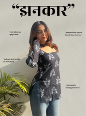 Jhankaar Square Neck Kurti by Evara