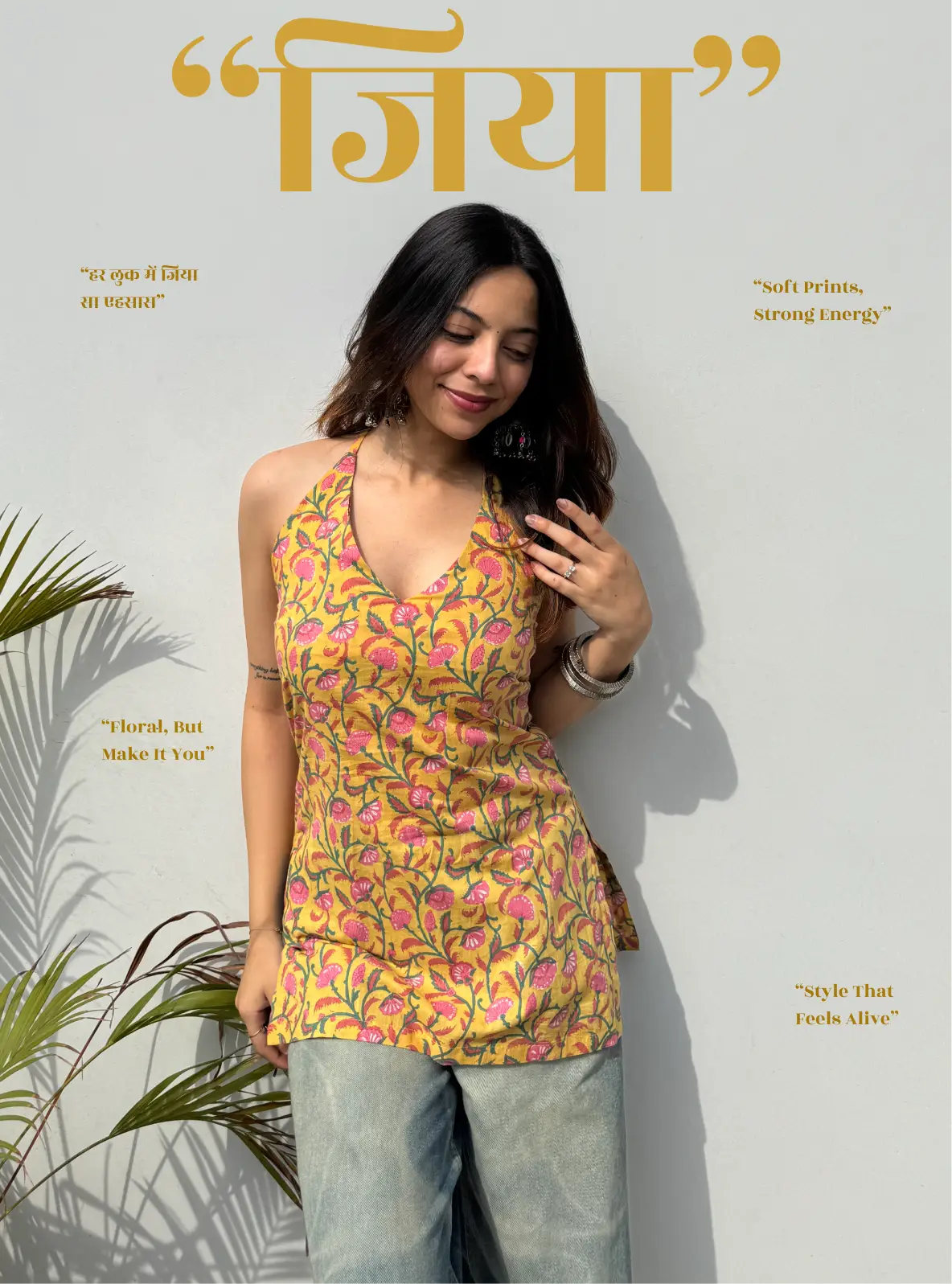 Jiya Halter Neck Kurti