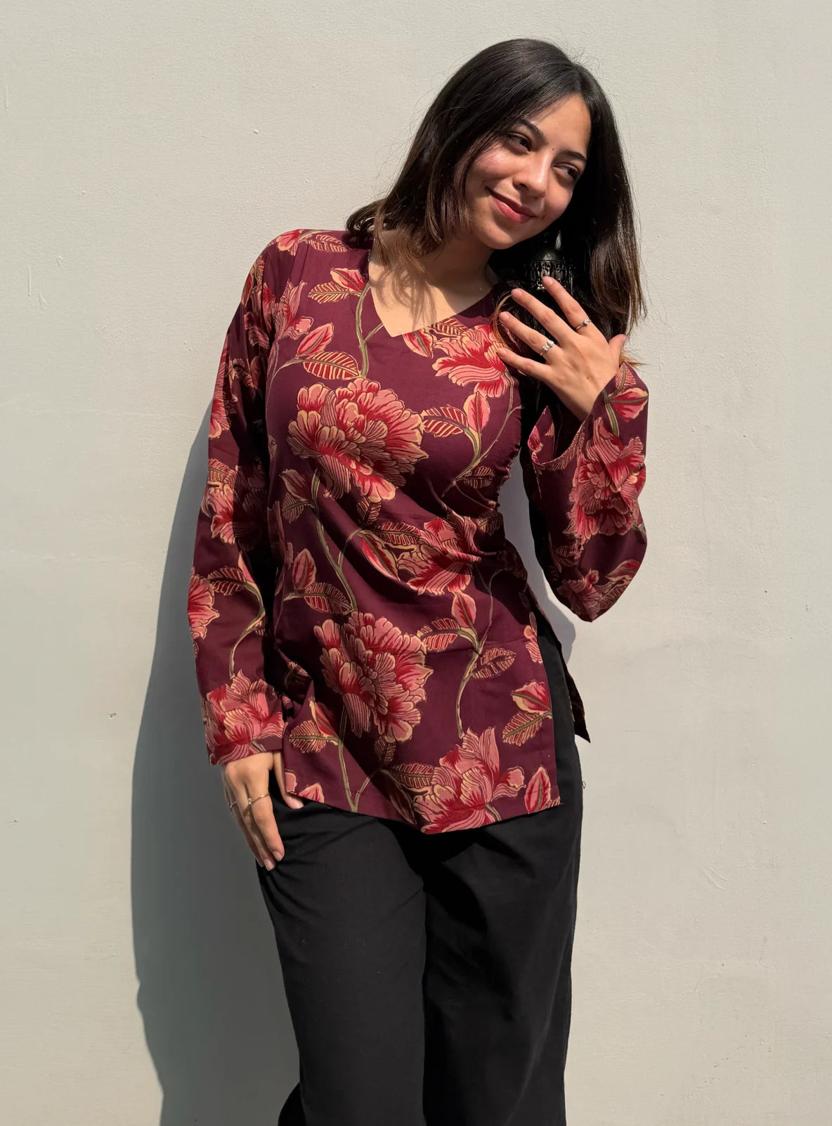 Kaamini Bell Sleeves Kurti