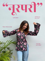 Noorpari Bell Sleeves Kurti by Evara