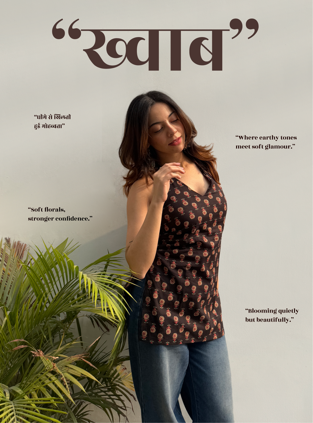 Khwaab Halter Neck Kurti by Evara