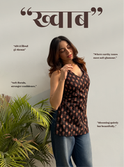 Khwaab Halter Neck Kurti by Evara