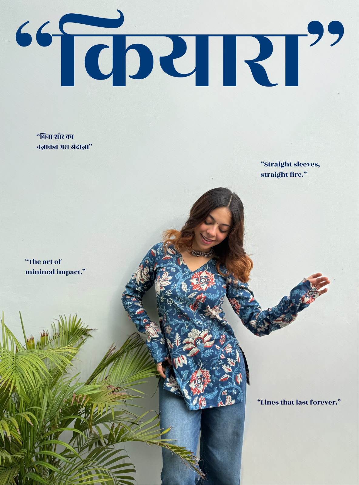 Kiara Straight Sleeves Kurti by Evara