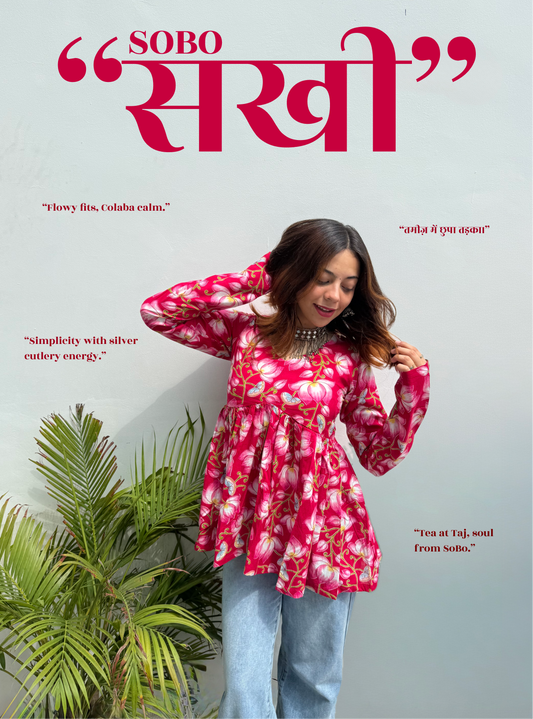 Sobo Sakhi Flared Kurti by Evara
