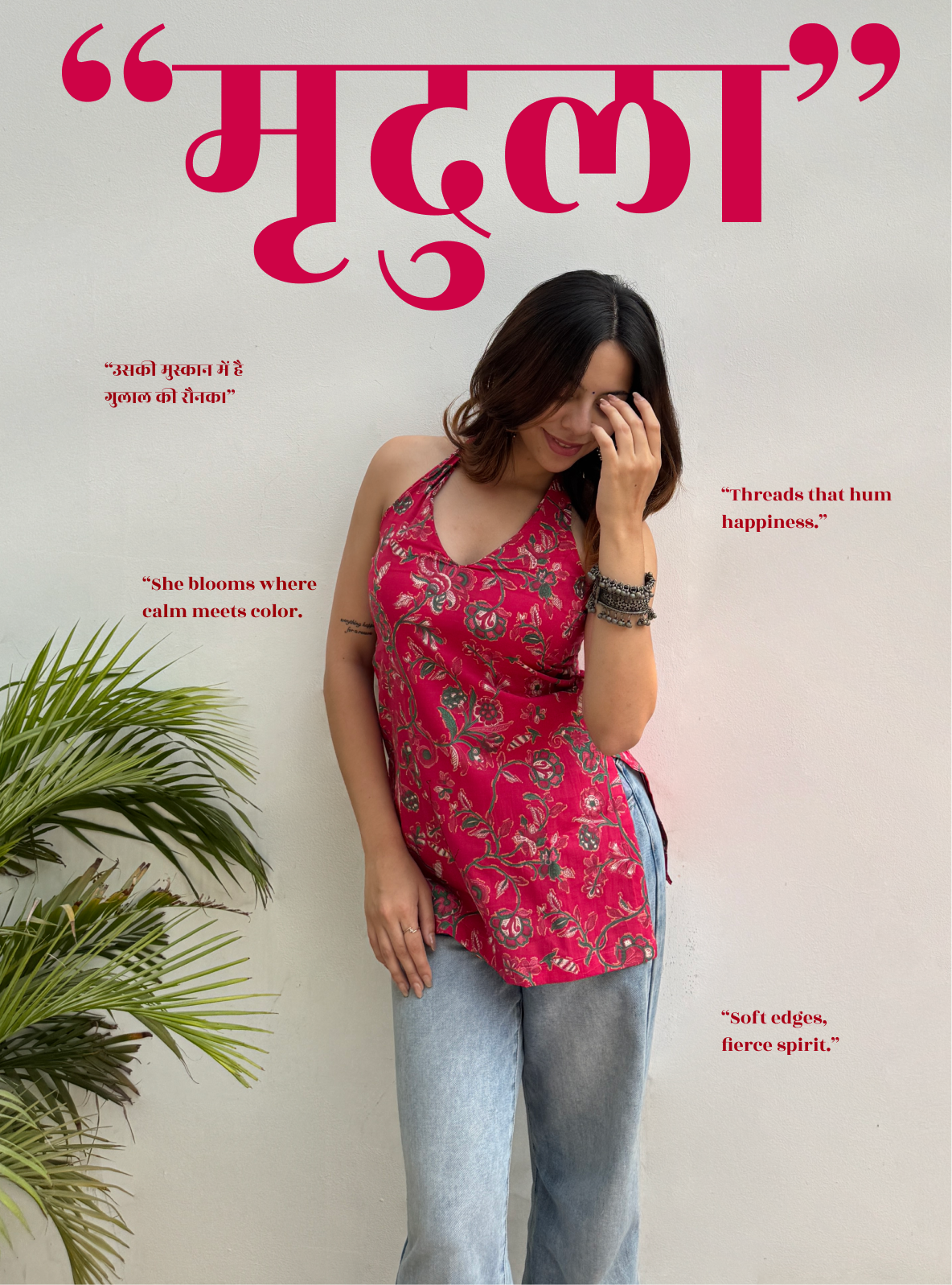 Mridula Halter Neck Kurti by Evara